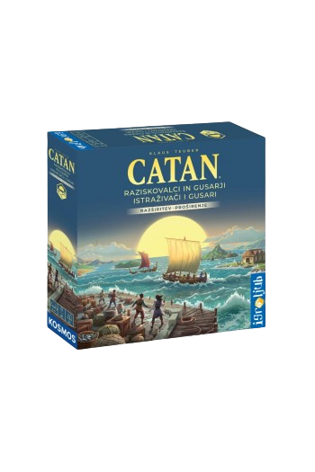 Početna 25 Catan 2025 Istraživači i gusari HR – avanturistička ekspanzija