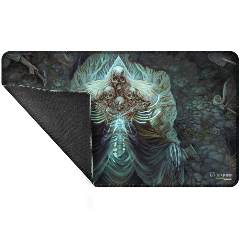Ultra Pro Magic: The Gathering Commander Playmat Myrkul – Stitched Edge (Release 5) 1 Ultra PRO Magic: The Gathering Commander Series Release 5 Q1 2025 Stitched Edge Playmat Myrkul s motivom Three Color Wedge