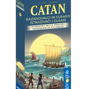 Catan 2025 Istraživači i gusari 5–6 igrača HR – ekstenzija