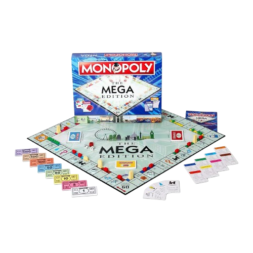 Monopoly Mega – Proširena klasična društvena igra (HR) 1 Monopoly Mega društvena igra s velikom pločom