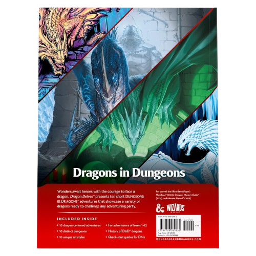 Dungeons & Dragons - Dragon Delves: An Adventure Anthology Hard Cover (EN) 2 D&D Dragon Delves An Adventure Anthology Hard Cover knjiga avantura