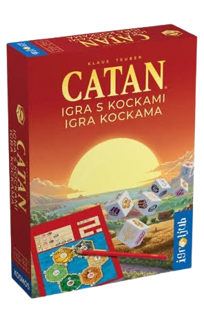Catan Dice Game (HR) 1 Catan Dice društvena igra kockice i kartice kompaktno izdanje
