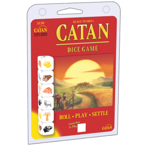 Catan Dice društvena igra kockice i kartice kompaktno izdanje