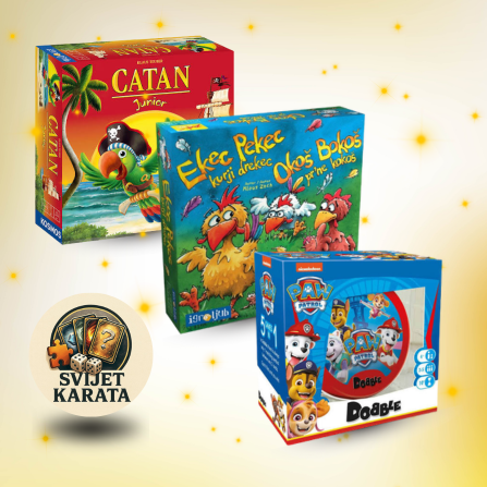 društvene igre za djecu Catan Junior Dobble Paw Patrol Okoš Bokoš igre za obitelj