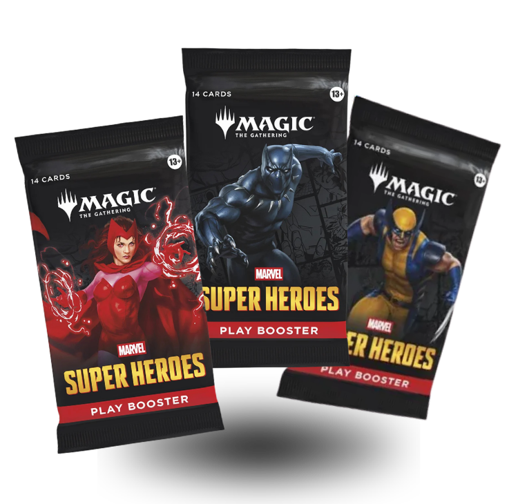 Magic: The Gathering Marvel Super Heroes Play Booster 1 Magic The Gathering Marvel Super Heroes Play Booster