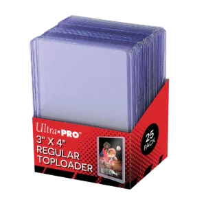 Ultra PRO Clear Regular Toploader zaštita za kolekcionarske kartice 25 komada