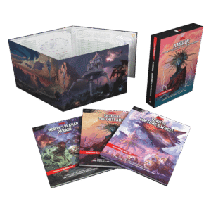 Dungeons and Dragons Planescape Adventures in the Multiverse boxed set s tri hardcover knjige