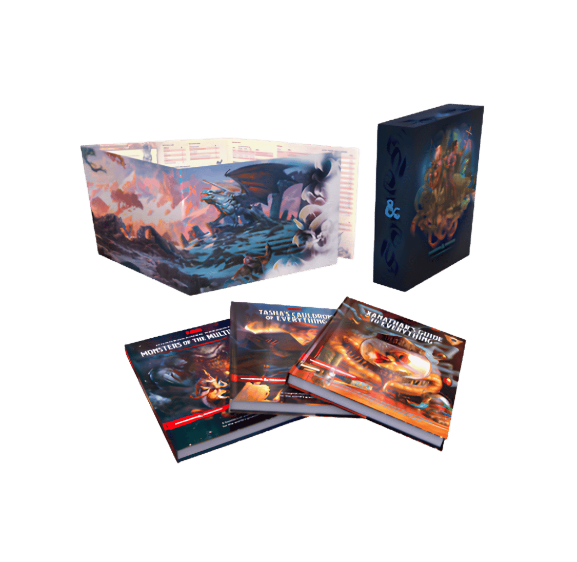 Dungeons & Dragons – Rules Expansion Gift Set – EN 1 Dungeons and Dragons Rules Expansion Gift Set s tri hardcover knjige i Dungeon Master zaslonom